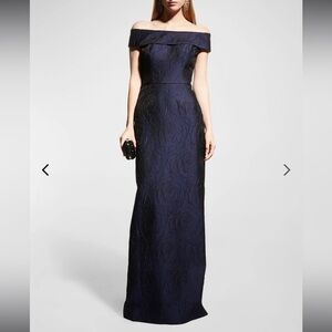 Rickie Freeman Teri Jon Navy Gown